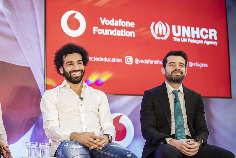 Fotbalista Mo Salah ve Vodafonu